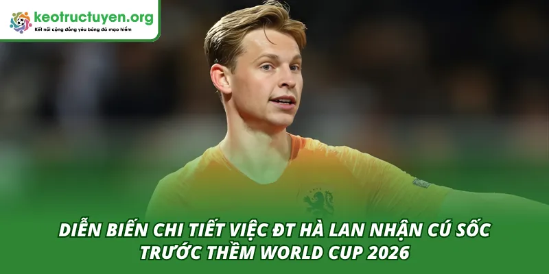 Diễn biến toàn cảnh sự việc đội tuyển Hà Lan nhận cú sốc lớn